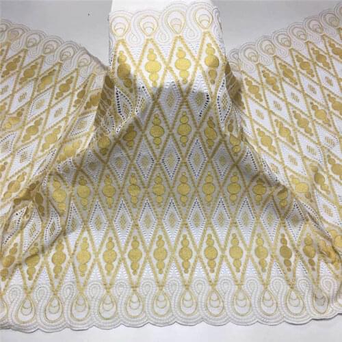 African Cotton Lace Fabric 2020 High Quality Swiss Voile Lace Fabric For Wedding Party Dress! LCF99103