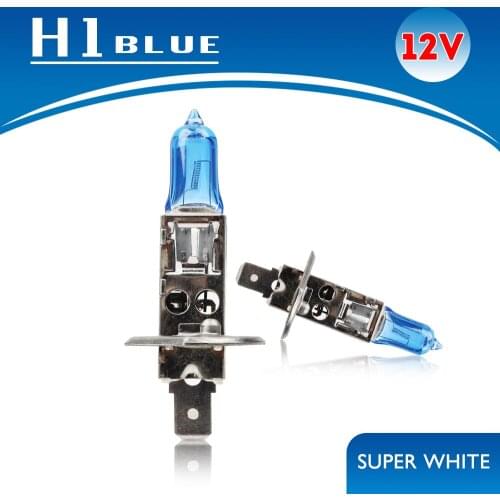 Car bulb H1 55W 12V P14.5s Super White Auto Halogen Bulb Fog Lights Car accessories Lamp x2pcs