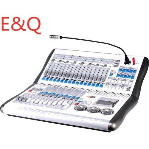 Kingkong KK-1024i Professional DMX Controller 1024 DMX Channels Built In 135 Graphics Stage Lighting DMX512 Console Equipments