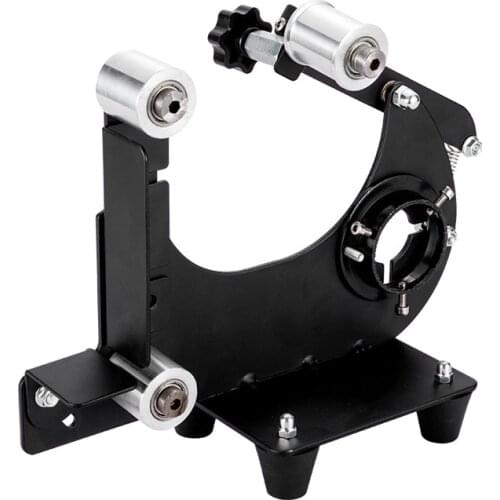 KKmoon Belt Sanding Rack for Angle Grinder Small Belt Sander Attachment Replacement Sanding Belt Adapter with 5pcs Sanding Belts