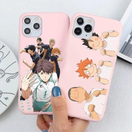 Haikyuu Japan Anime Volleyball Case For Samsung Galaxy A52 A72 A32 A02 A50 A51 A70 A71 A21S A12 A7 A20e S21 S20 FE Soft TPU Case