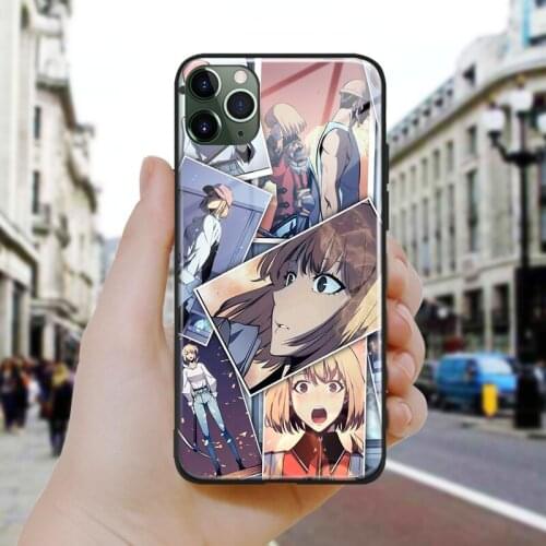 Cha Hae-In Solo Leveling manga Soft Silicone Glass Phone Case Cover Shell For iPhone SE 6 6s 7 8 Plus X XR XS 11 12 Mini Pro Max