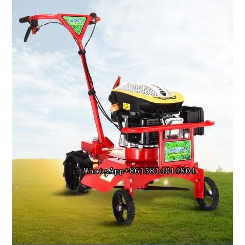 NEW petrol grass chopper,orchard 4-wheel drive self-propelled grass mower,orchard tea garden weeder,lawn mower