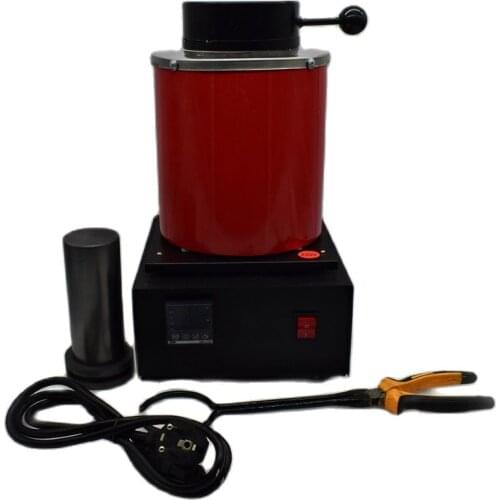220V Digital Electric Gold Silver Copper Melting Furnace 2kg Jewelry Gold Refining