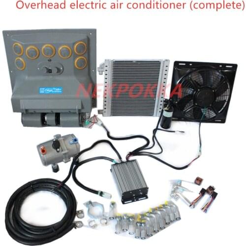 12V 24V Vehicle Refrigeration Ceiling Electric Air Conditioner,Roof A/C For Minivan,Minibus,Truck,Bus, RV