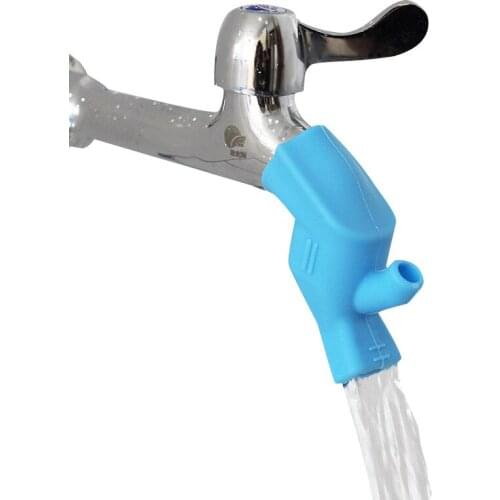 High Elastic Silicone Faucet Extender for Outdoor Hand Washing Drinking Water Sink Faucet Extender for Kitchen Bathroom LBS