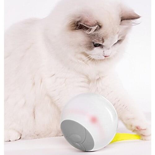 Pet Electric Smart Escaping Ball Toy Cat Dog Automatic Interactive LED Shining Ball For Kids Pets Funny Pet Supplies