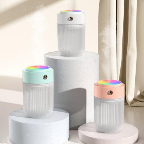 Colorful Lamp Humidifier 250ml USB Air Diffuser Aroma Essential Oil Diffuser Mini Humidificador with LED Light for Home
