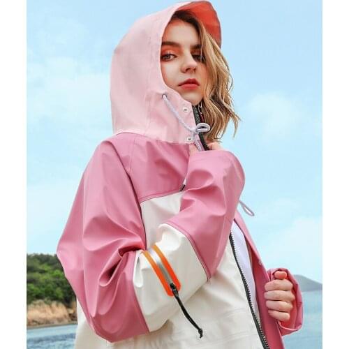 Waterproof Raincoat Jacket Outdoors Long Travel Motorcycle Cycling Unisex Raincoat Imperneable Yagmurluk Woman Jacket BE50rc