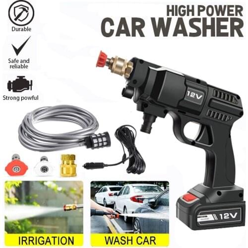 High Pressure Car Wash Water G-Un 120W Handheld Auto Washer Spray Jet with Nozzle Hose Water Pump