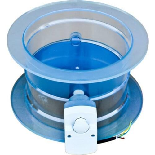 160-315mm PVC air damper valve electric air duct motorized damper anti-corrosion transparent damper air volume control valves