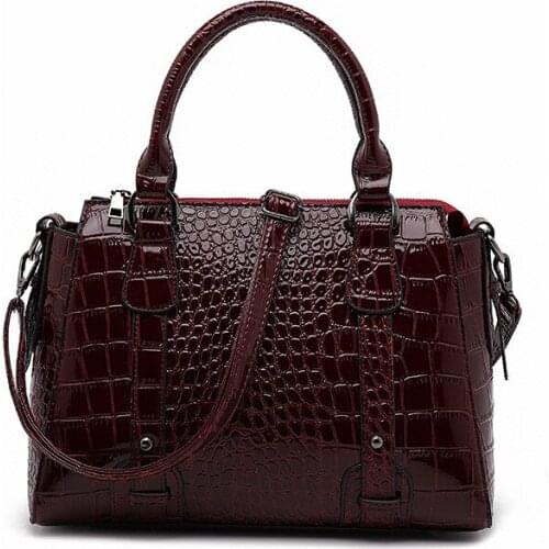 2021 Elegant Big Shoulder Bag Luxury Handbags Women Bags Designer Large Capacity Women Tote Female Crocodile pattern Hand Bags