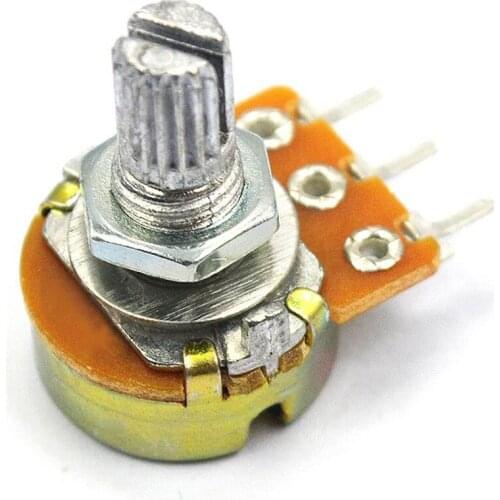 5pcs / bag WH148 single joint amplifier potentiometer 10K 20k 50k 100k 500k..... L: 15MM