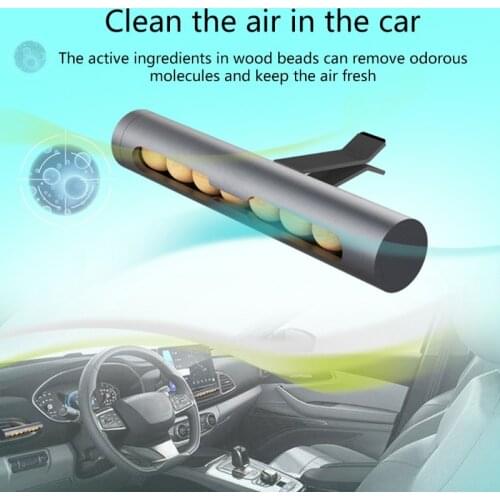 Automatic Spray Dispenser Long Lasting Scent Car Refresher Odor Eliminator 8 Beads Play Bean Clip Car Perfume Vent Clips