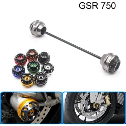 Free delivery for SUZUKI GSR 750 2011-2015 CNC Modified Motorcycle Front and rear wheels drop ball / shock absorber