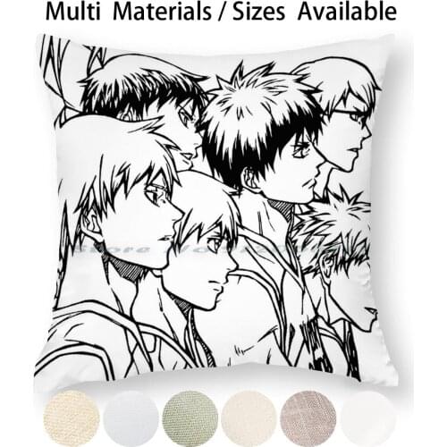 Kuroko No Basuke Pillow Case Throw Pillow Cover Cotton Linen Flax Kuroko No Basket Kuroko Tetsuya Taiga Kagami Basuke Kuroko No