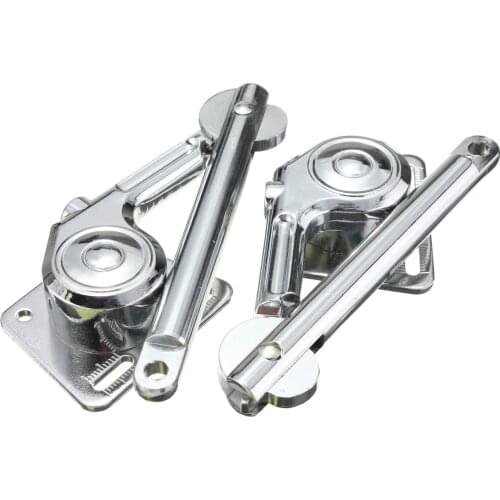 Zinc Alloy Adjustable Stays Door Lift 2 Lift Up Lid Support Door Stay Piston Hinge Kitchen Cupboard Cabinet Soft Close Hinge