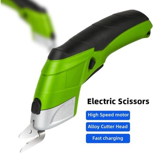 Electric Scissors Hand-held Cordless Charging Household Convenience Multi-function Tailor cloth Cutting Leather Cutting