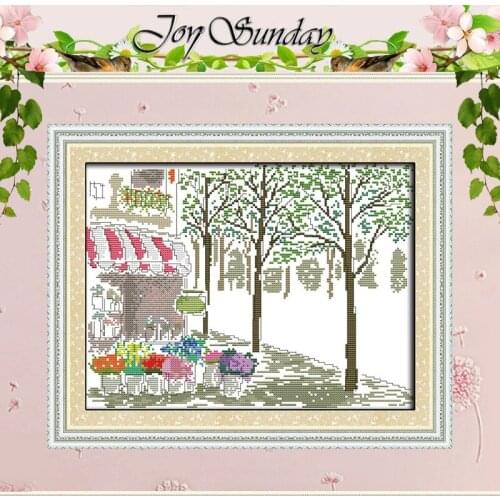 Florist Patterns Counted Cross Stitch 11CT 14CT Cross Stitch Set Wholesale Cross-stitch Kit Embroidery Needlework