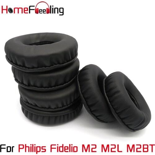 Homefeeling Ear Pads for Philips Fidelio M2 M2L M2BT Headphones Super Soft Velour Sheepskin Leather Ear Cushions Replacement