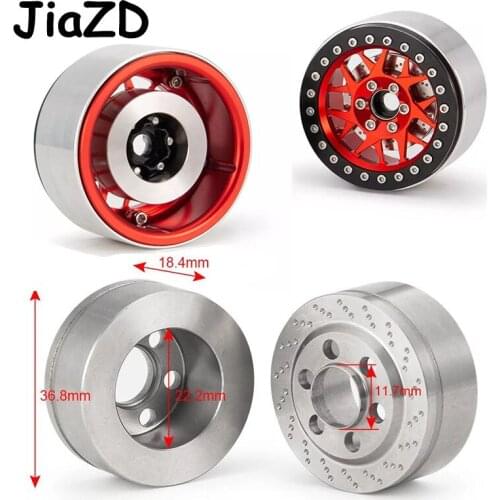 JZD 4pcs/set 2.2" RC Car Internal Wheel Balance Weight Counterweight Ring Insert for SCX10 1/10 Rock Crawler Accessories Y009