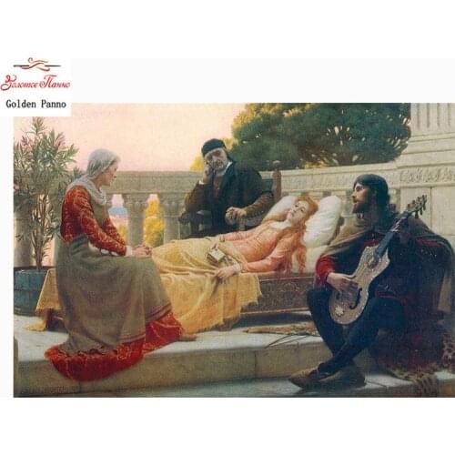 Golden panno diamond painting Diamond embroidery full square 5d diy mosaic sale religion icons picture by rhinestones needlework