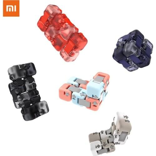 Xiaomi Mitu Colorful Fidget Blind Box Cube Spinner Seven Surprise Fingertip Building Block Bricks Toy Puzzle Assembling 2019 New