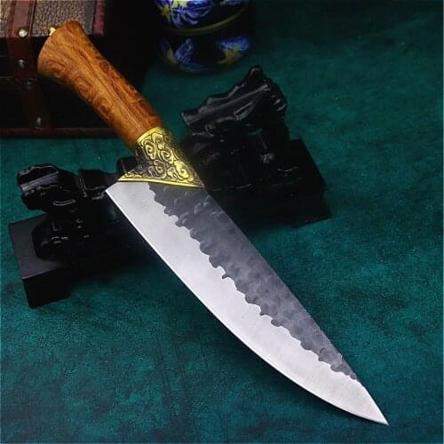 Longquan hand-forged sharp boning knife fish knife ghost hand-made kitchen knife sharp chef knife butcher knife outdoor knife