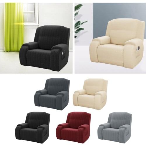 Soft Massage Chair Cover Stretch Removable Dustproof Side Pocket Design Furniture Protect Series Accessories Flexible Washable