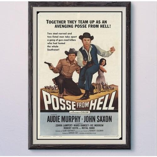 N263 POSS FROM HELL Vintage Classic Movie Wall Silk Cloth HD Poster Art Home Decoration Gift