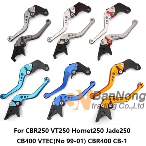 Motorcycle CNC Modified clutch&brake levers Set For HONDA CBR250 VT250 Hornet 250 Jade250 CBR400 CB-1 CB400SS
