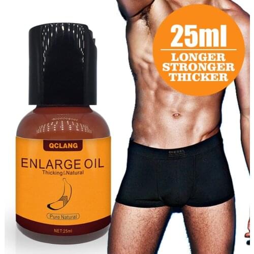 Natural plant extracts penis enlargement oil stimulant health care men increase effectiveness of big dick growth thickening oil