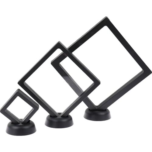 Newest PET Film Jewelry Suspension Display Packaging Anti-Dust Pen Coin Storage Display Rack Transparent Plastic Box Storage