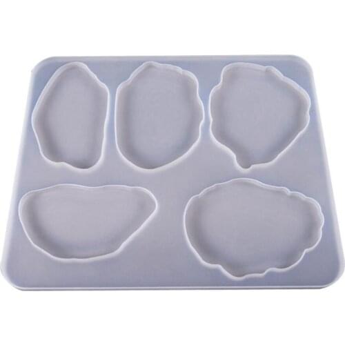 New Silicone Resin Molds Irregular Coasters Mould For Jewelry Making DIY Crystal Glue Craft