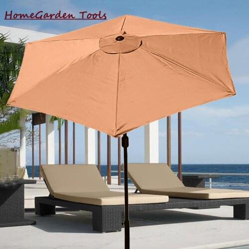 9.84/8.9/6.6ft Anti-UV Beach Umbrella Canopy UV Protection Umbrella Canopy Outdoor Umbrella Canopy without Umbrella Stand