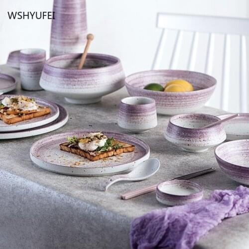 Simple Western-style ceramic rice plate tableware, creative dessert plate, exquisite Chinese and Western ceramic tableware