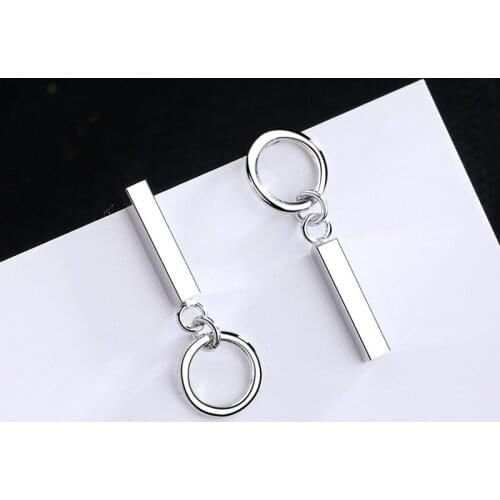 Fashion Piercing Punk Asymmetry Drop Earrings for Women Girl Bijoux Pendientes Brincos Mujer eh297