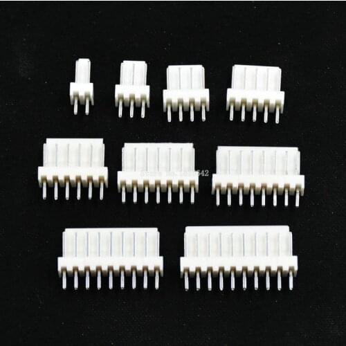 50PCS/LOT KF2510 2510 Male Connector 2P 3P 4P 5P 6P 7P 8P 9P 10 Pin 2.54 mm Pitch Pin Header KF-2510 Connector Terminal