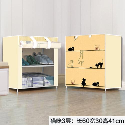 Home Dustproof Large Size Non-Woven Fabric Shoes Rack Shoes Organizer Home Bedroom Shoe Racks Shelf Cabinet Shoemaker