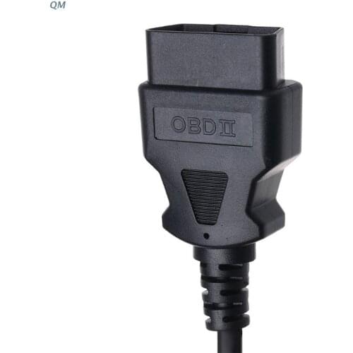 OBD2 16Pin Male Plug Adapter Opening Cable Connector for elm327 Extension Auto 13MF