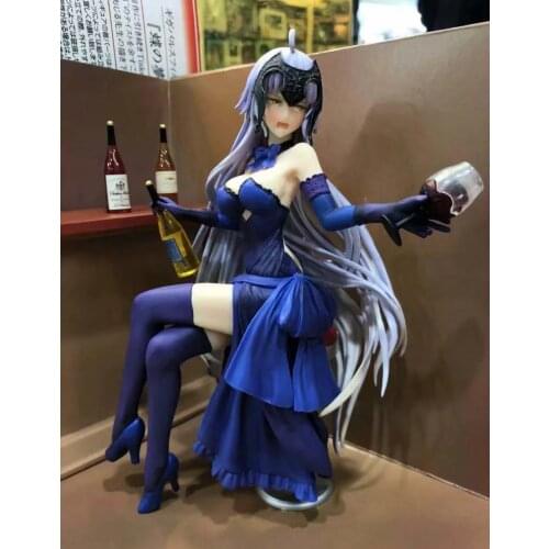 18CM WF2018 Japanese sexy anime figure fate stay night Joan of Arc get drunk ver bar Christmas night dinner action figure