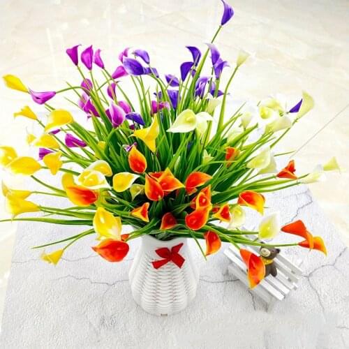 9 Head Artificial Hydrangea Flowers Diy Wedding Decoration Fake Flower Bride Holding Small Bouquet Winter Home Decoration