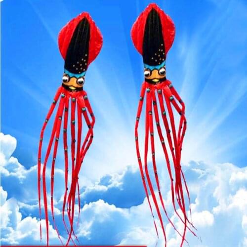 Free shipping 27m large soft kites flying octopus kites power kite for adults 3d kite factory parafoil walk in sky weifang kite