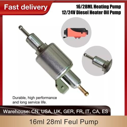 16ml/28ml Feul Pump Car Air Heater Diesel Pump For 12V/24V 2KW-8KW Webasto Eberspacher Car Air Parking Heater Accessories