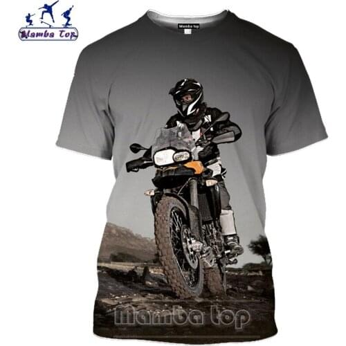 Mamba Top Locomotive Men Tshirt Homme 3D Print Parkour Motorcycle T Shirt Women Off Road Racing Match Tees Harajuku Short Sleeve