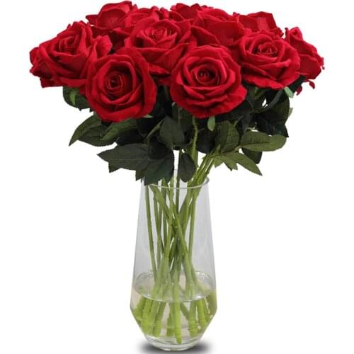 5cmPremium artificial touch rose flower home decoration bridal wedding bouquet birthday bouquet hotel party garden decoration