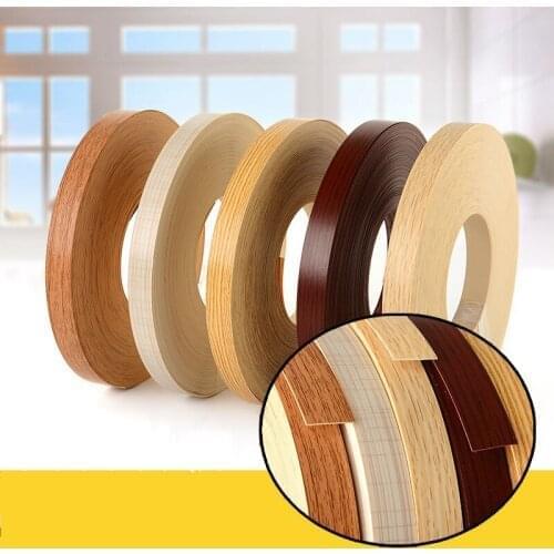 Preglued Edging PVC Edge Banding Trimmer Wood Kitchen Wardrobe Board Edgeband Width 28mm x 47m 440 Colors