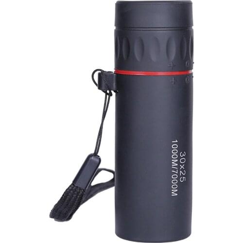Mini Portable Focus Telescope Zoomable 10X Scope HD Optical Monocular Not Support Night Vision for Travel Hunting