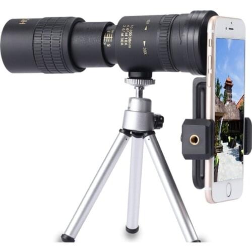 Monocular Spyglass 30X40 HD Telescope Powerful Binoculars Professional Weak Night Vision Zoom Hunting Spotting Scope Camping