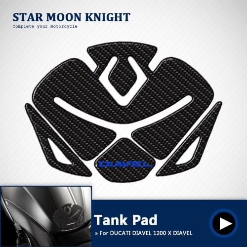 Motorcycle Tank Pad Decal Protector sticker emblem For DUCATI DIAVEL 1200 X DIAVEL